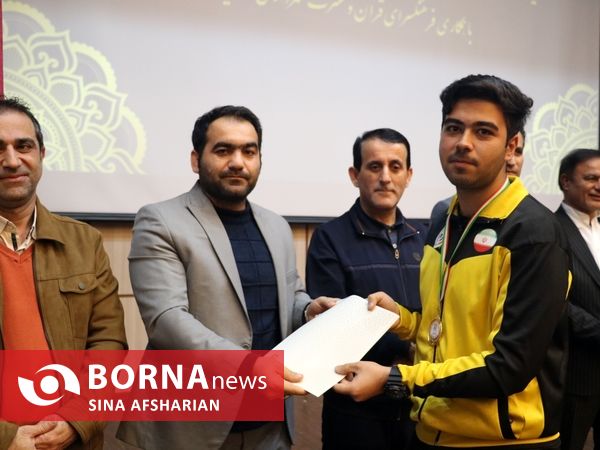 آیین تجلیل از قهرمانان و مدال آوران و داوران مسابقات تیراندازی ارومیه - باشگاه راشین