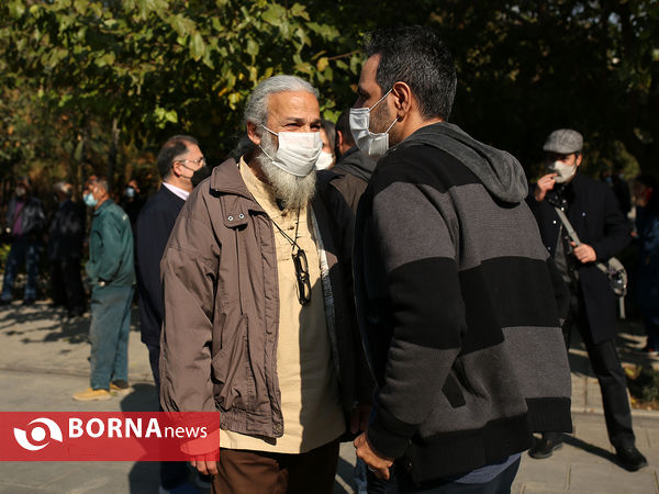مراسم وداع با پورنگ پورشیرازی