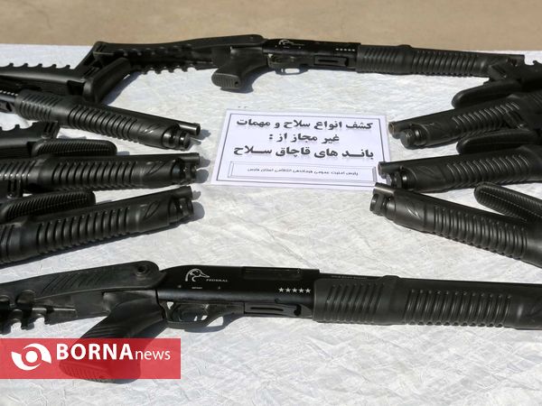 کشفیات پلیس فارس در شش ماهه اول امسال