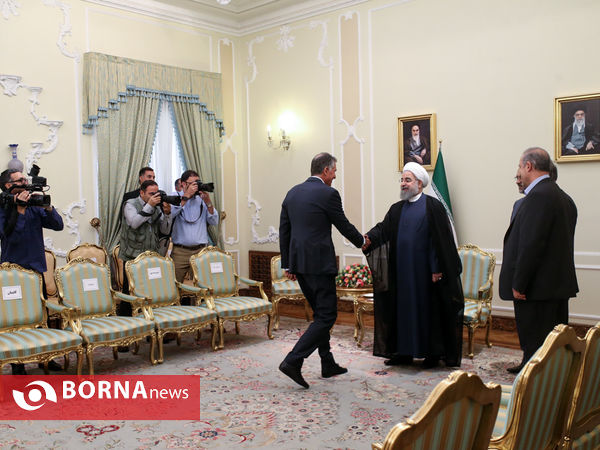 دیدار تیم ملی فوتبال با دکتر روحانی
