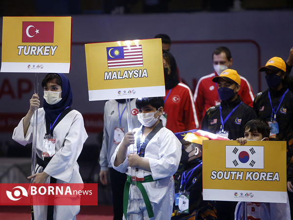 افتتاحیه ی مسابقات قهرمانی جهان کاراته و تکواندو ناشنوایان