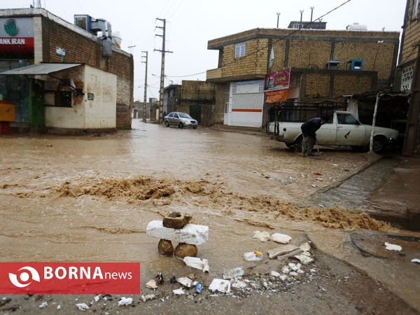 روستاهای اطراف شیراز روی آب