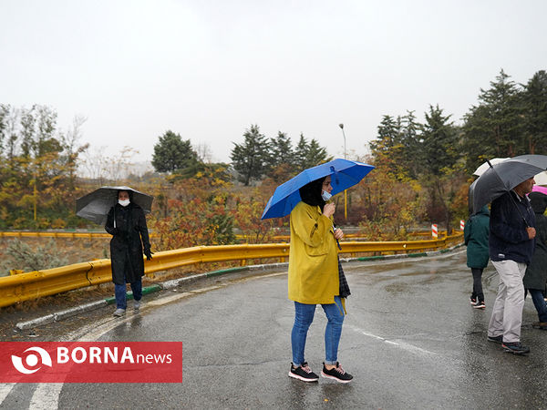 باران پاییزی تهران