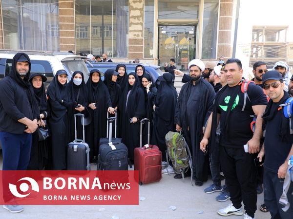 حضور کاروان جامعه ورزش و جوانان در راهپیمایی اربعین