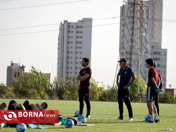 تمرینات تیم ملی فوتبال ایران