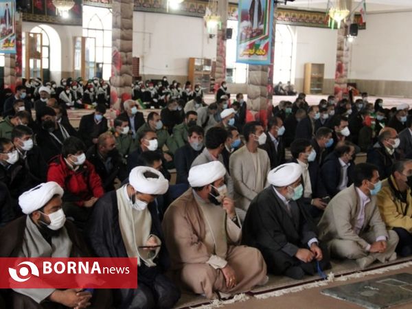 مراسم تجدید میثاق با شهدا و نواختن زنگ انقلاب در یاسوج