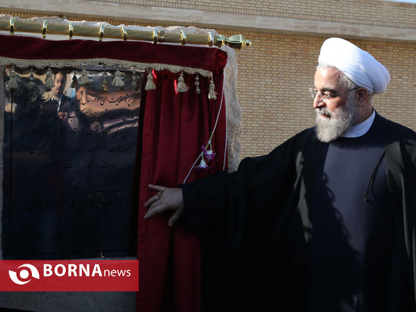 بازدید رییس جمهوری از تصفیه خانه هفتم تهران