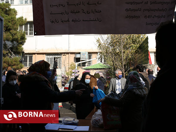 دیدار سخنگوی دولت با خیرین ارامنه در کلیسای ارامنه وارطان مقدس