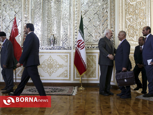 دیدار وزیر خارجه عمان با محمدجواد ظریف