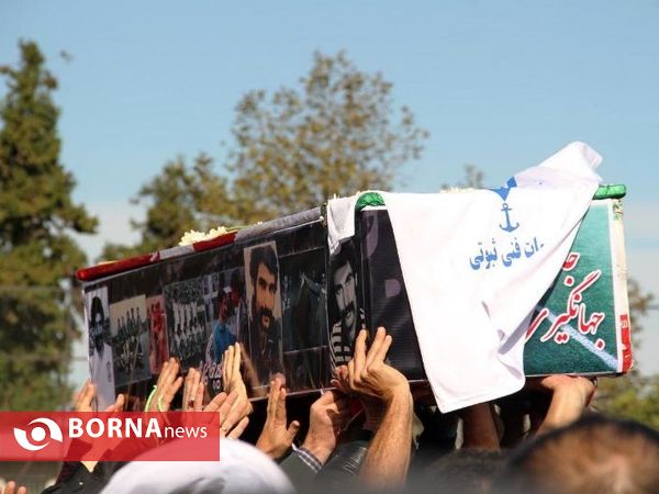 مراسم خاکسپاری "جاوید جهانگیری " پیشکسوت فوتبال گیلان