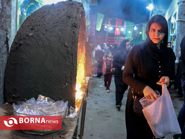 شمع های چهل منبر در سوگ امام حسین(ع)- لاهیجان