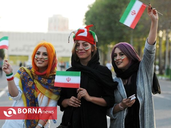 حاشیه های استادیوم آزادی پیش ازبازی ایران و پرتغال