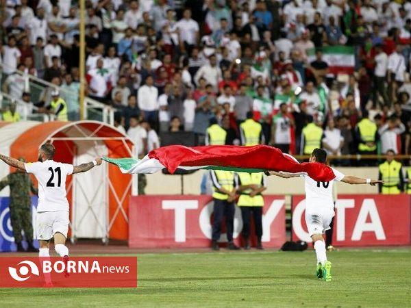 دیدار تیم ها فوتبال ایران- ازبکستان