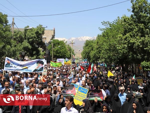 راهپیمایی روزجهانی  قدس در بروجرد
