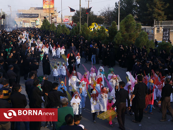 تعزیه کاروان ورود به کربلا در نوش آباد کاشان