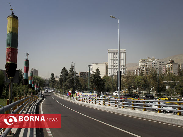 بهره‌برداری از پل تقاطع غیرهمسطح بزرگراه شهید چمران