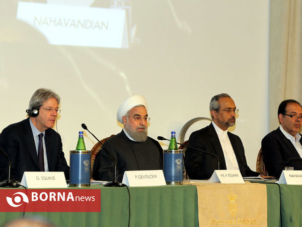 رییس جمهوری در نشست تجاری ایران و ایتالیا