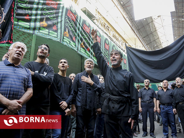 عزاداری تاسوعای حسینی در بازار تهران