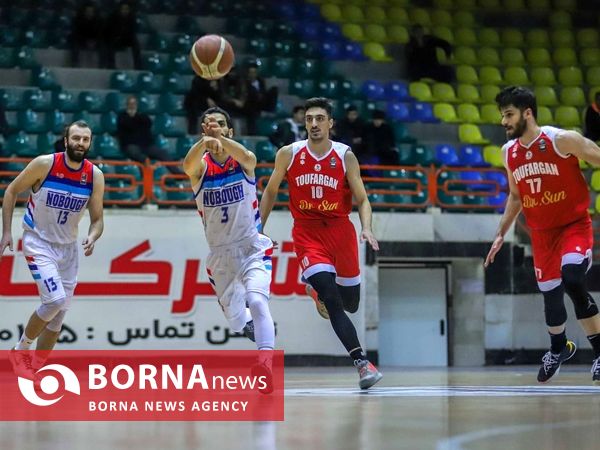 دیدار تیم های بسکتبال نبوغ - توفارقان