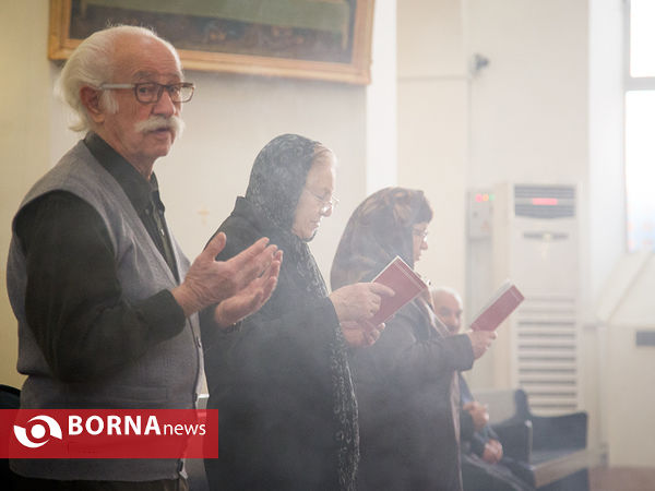 مراسم سال نو میلادی در کلیسای مریم مقدس