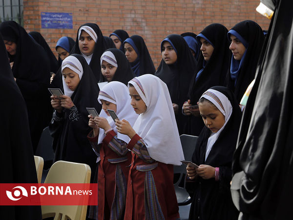 مراسم گلباران محل شهادت استاد مطهری