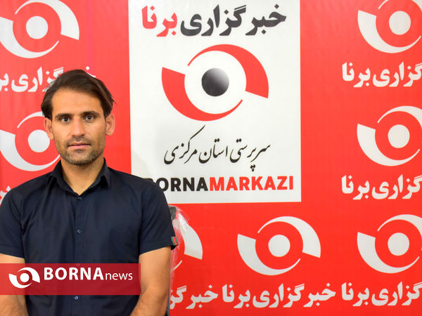 حضور اعضای تیم فوتبال آلومینیوم در دفتر خبرگزاری برنا