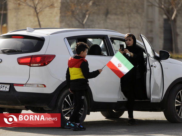 رژه نیروی های موتوری و خودرویی 22 بهمن- شهرستان قدس