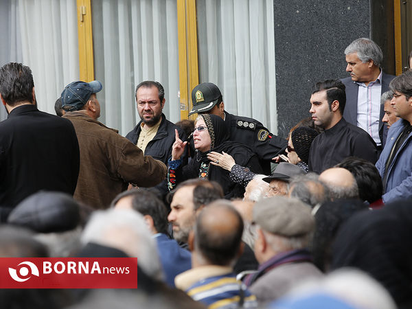 تشییع پیکر مرحوم جمشید مشایخی