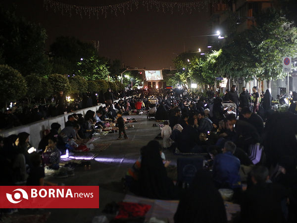 مراسم احیای شب قدر در میدان امام حسین تهران