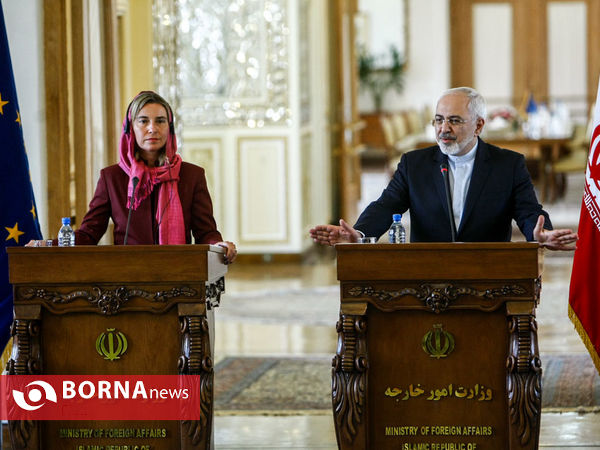 نشست خبری ظریف و موگرینی