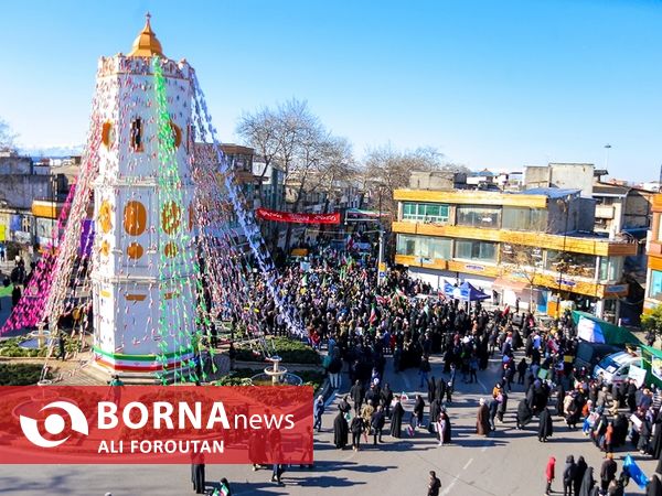 راهپیمایی 22 بهمن در ساری