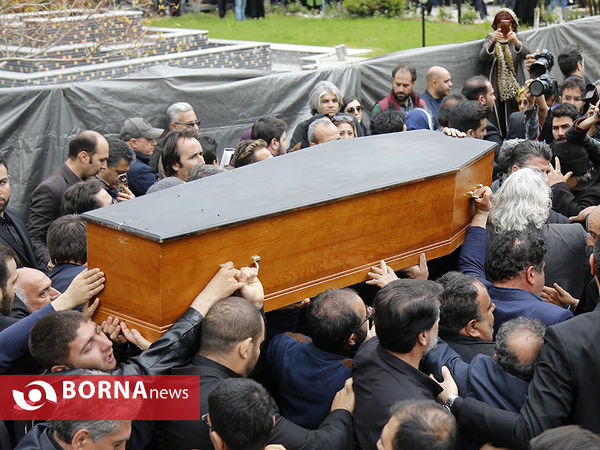 تشییع پیکر مرحوم جمشید مشایخی