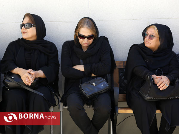 مراسم تشییع پیکر مجید فرازمند