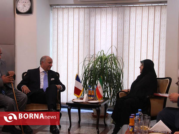 دیدار فابیوس و ظریف