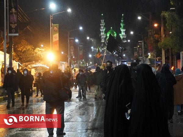 موکب‌های گلزار شهدا شهر کرمان در شب شهادت سردار شهید حاج قاسم سلیمانی