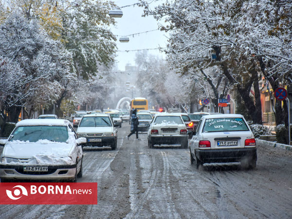 چهره زمستانی اراک در آخرین ماه پاییز