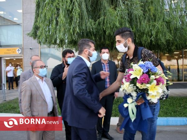 بازگشت والیبالیست‌های ارومیه قهرمان تیم ملی از مسابقات قهرمانی آسیا