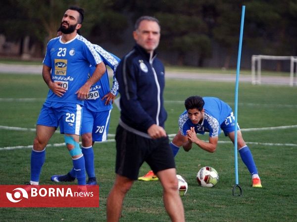 تمرینات تیم فوتبال استقلال تهران