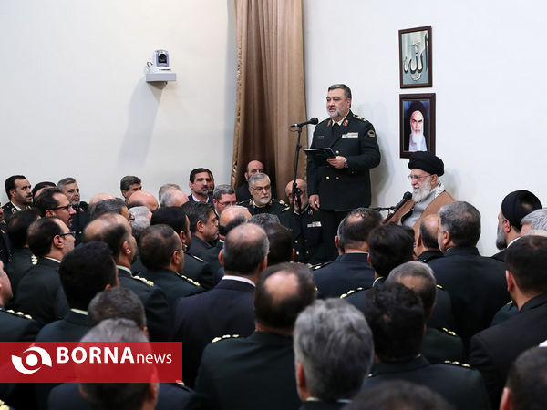 دیدار فرماندهان نیروی انتظامی با رهبر معظم انقلاب اسلامی