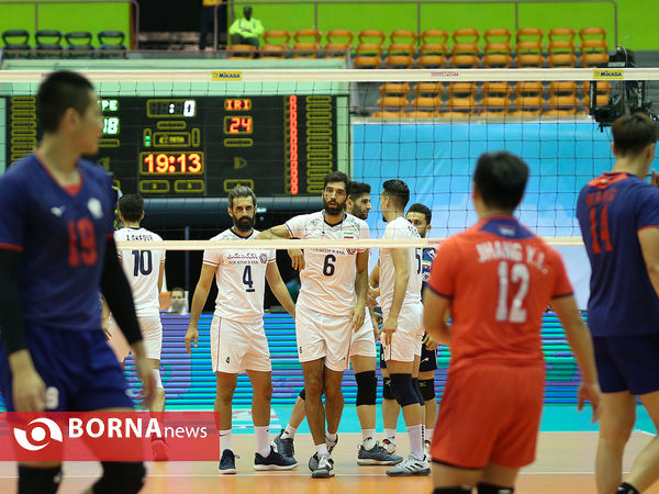 مسابقات والیبال قهرمانی آسیا ، ایران - چین تایپه