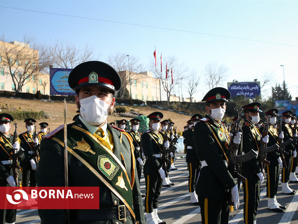 اعطای درجه به دانش آموختگان دانشگاه علوم انتظامی