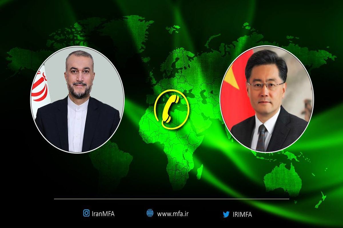 دعوت از امیرعبداللهیان برای سفر به پکن در گفتوگو با وزیرخارجه چین