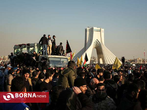 تشییع پیکر سردار شهید حاج قاسم سلیمانی در تهران