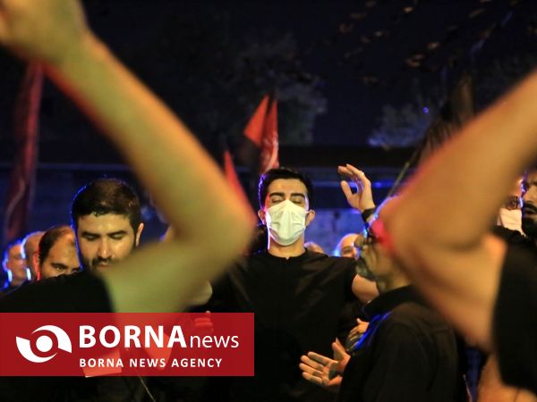 عزاداری شب هشتم محرم در ساری