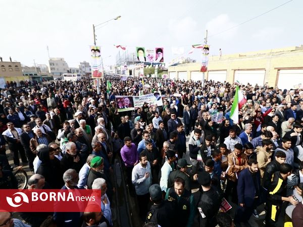 راهپیمایی 22 بهمن منطقه آزاد اروند