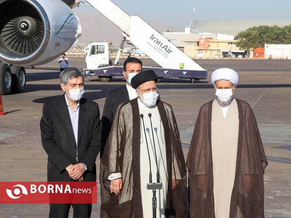 ورود رییس جمهور به شیراز