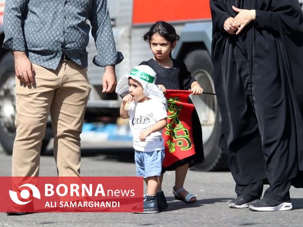 پیاده روی جاماندگان اربعین در بندرانزلی