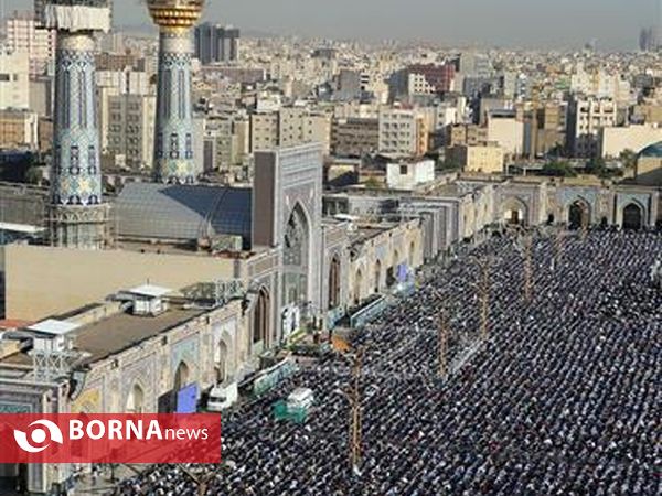 نماز عید فطر حرم مطهر رضوی
