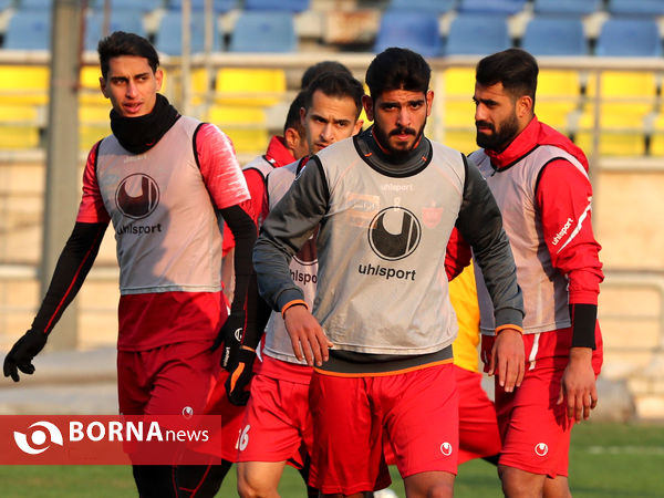 تمرین تیم فوتبال پرسپولیس