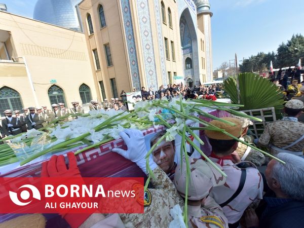 تشییع پیکر «مهدی اثنی عشری» شهید مدافع امنیت در ارومیه